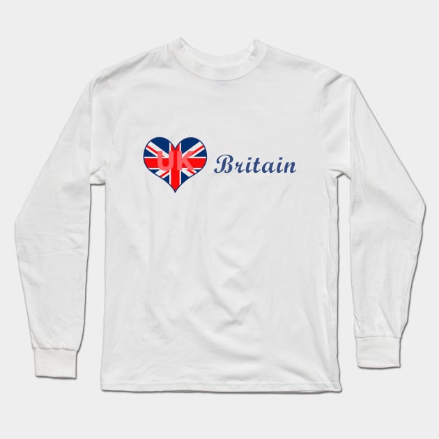 Britain Long Sleeve T-Shirt by Madi's shop